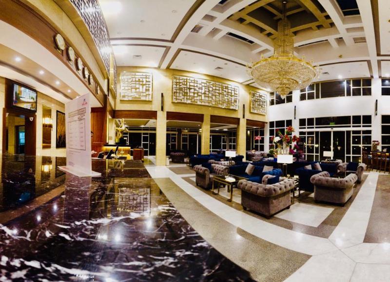 Maritim Jolie Ville Resort & Casino Sarm es-Sejk Kültér fotó Lobby